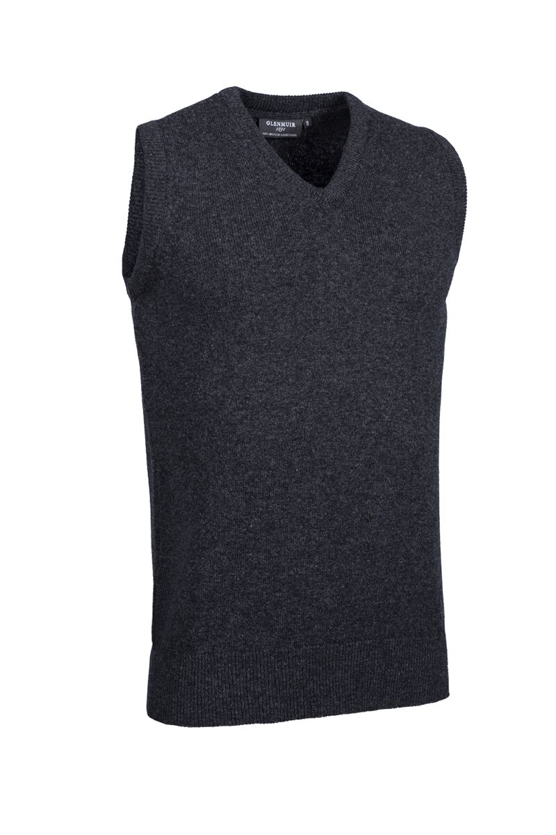 Mens V Neck Lambswool Golf SlipoverS / Color10