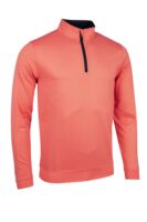 Mens Quarter Zip Lightweight Performance Golf Midlayer