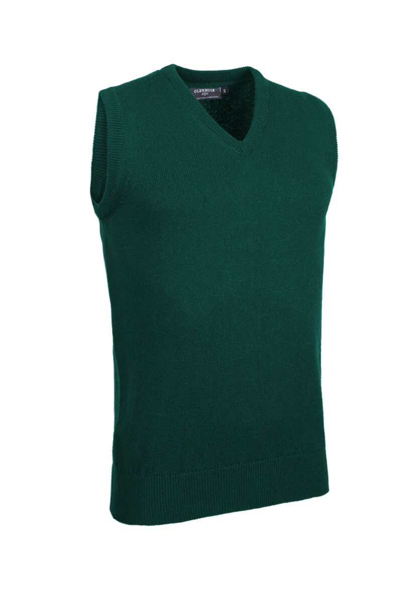 Mens V Neck Lambswool Golf SlipoverS / Color7