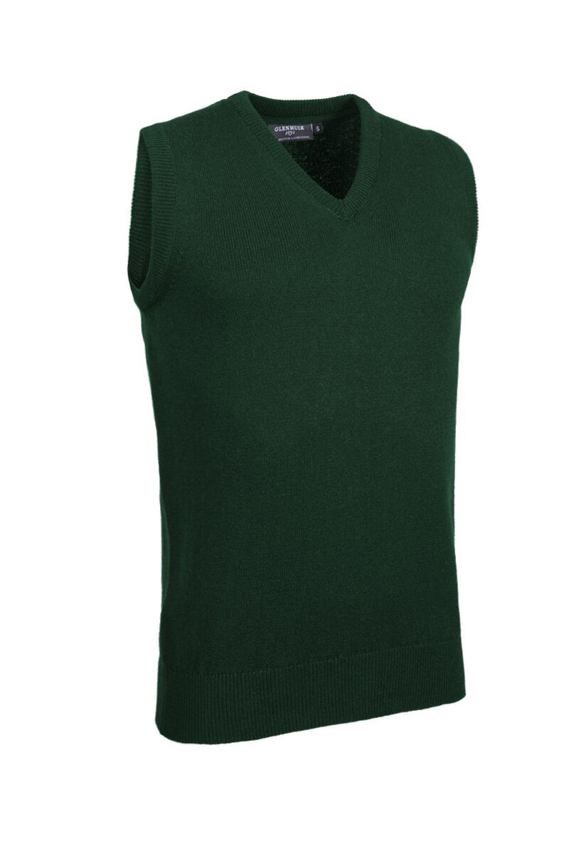 Mens V Neck Lambswool Golf SlipoverS / Color8