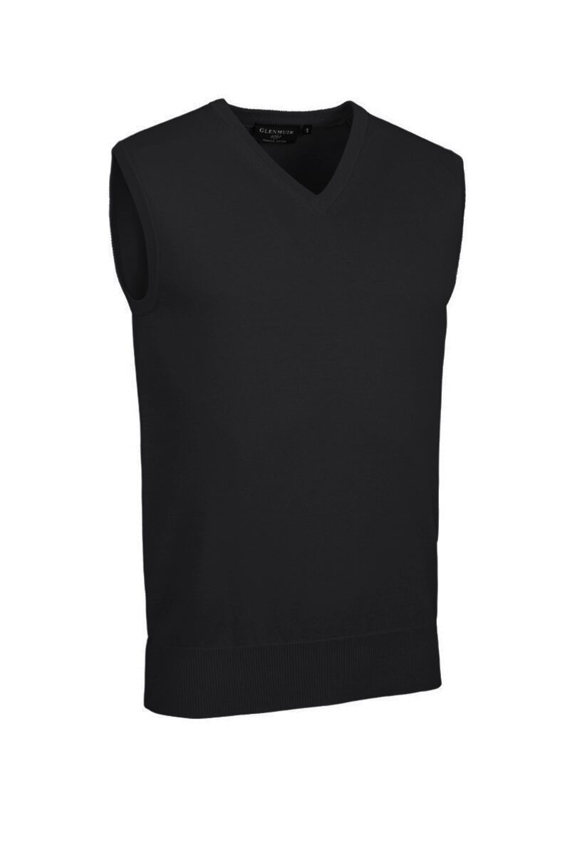 Mens V Neck Cotton Golf Slipover