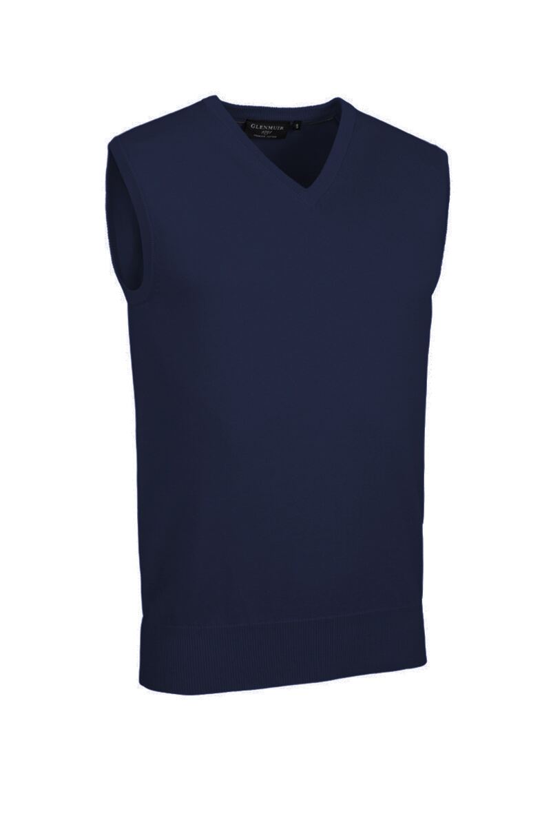 Mens V Neck Cotton Golf SlipoverS / Color2